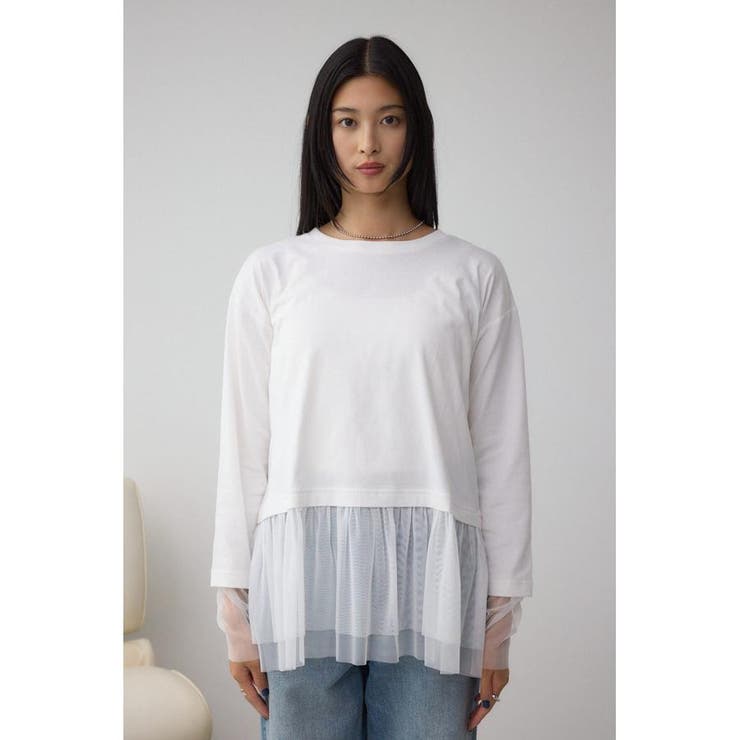 アソートレイヤードペプラムトップス | AZUL BY MOUSSY | 詳細画像5 