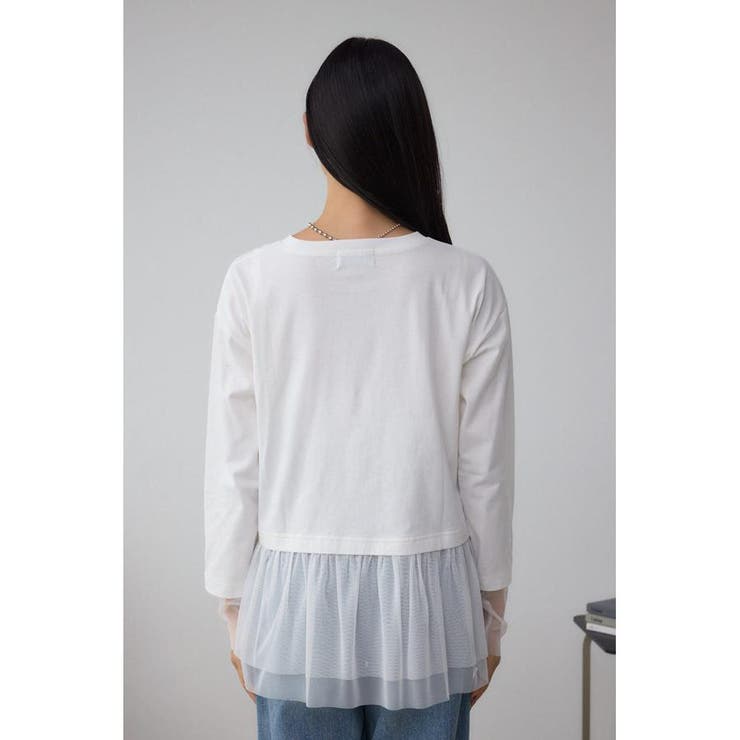 アソートレイヤードペプラムトップス | AZUL BY MOUSSY | 詳細画像7 