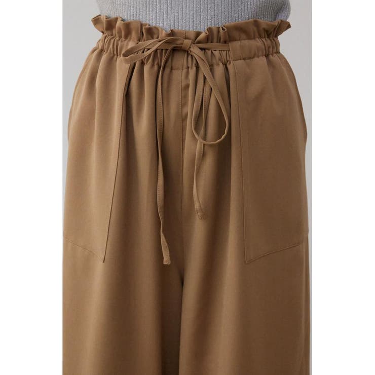 ソフトタッチギャザーワイドパンツ | AZUL BY MOUSSY | 詳細画像19 