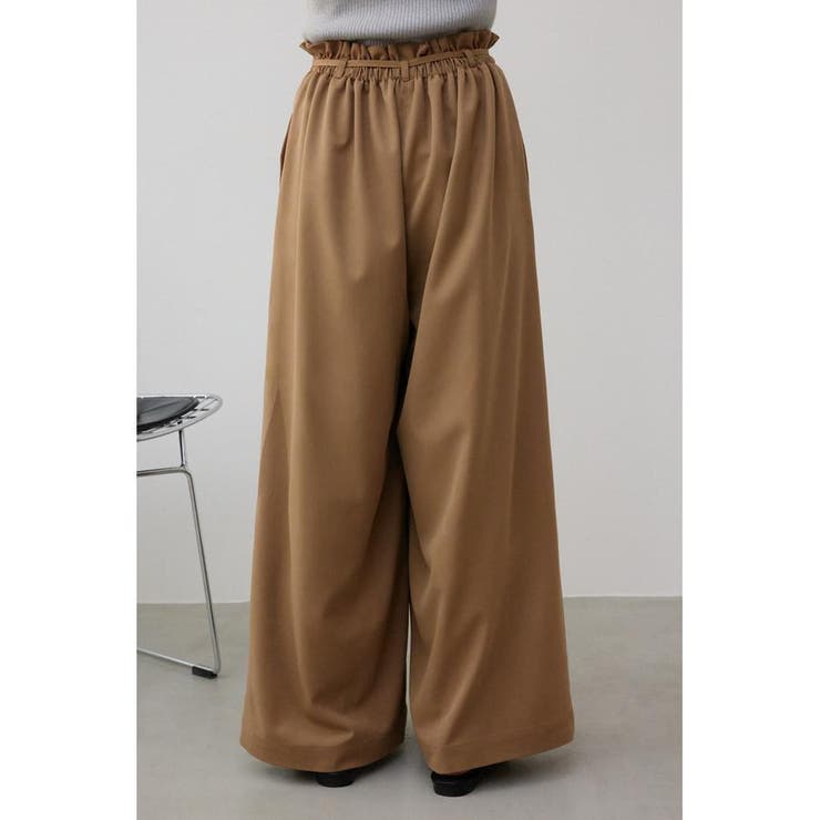 ソフトタッチギャザーワイドパンツ | AZUL BY MOUSSY | 詳細画像18 