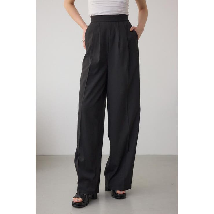 フロントタックイージーワイドパンツ | AZUL BY MOUSSY | 詳細画像2 