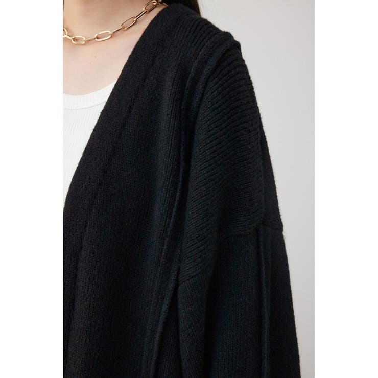 【新品】theory luxe ウォッシャブルトッパーカーディガン ブルー 38 新品】theory luxe ウォッシャブルトッパーカーディガン ブルー