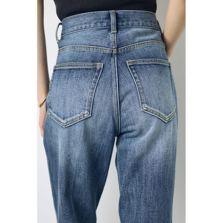 AZUL DENIM センタープレスストレートデニム ショート丈 | AZUL BY MOUSSY | 詳細画像6 