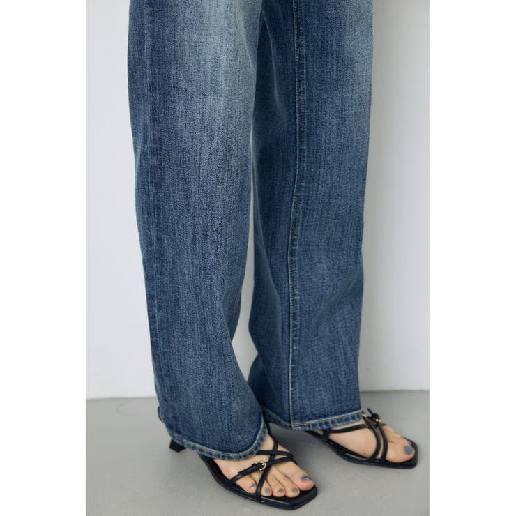 AZUL DENIM センタープレスストレートデニム ショート丈 | AZUL BY MOUSSY | 詳細画像8 