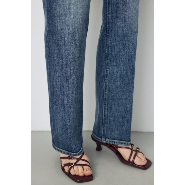 AZUL DENIM センタープレスストレートデニム ショート丈 | AZUL BY MOUSSY | 詳細画像9 