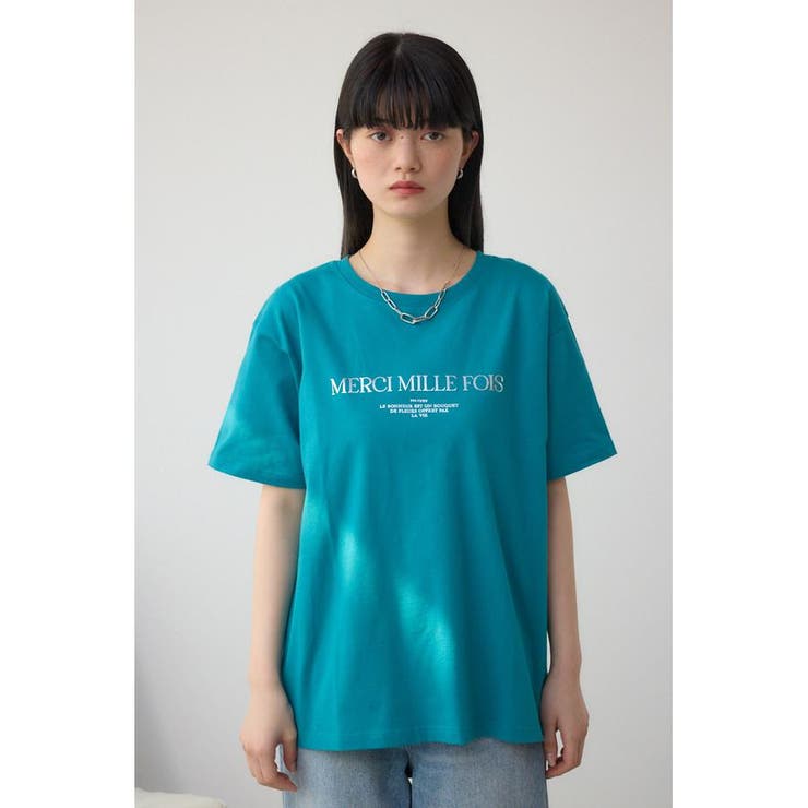 メタリックプリントTシャツ | AZUL BY MOUSSY | 詳細画像22 