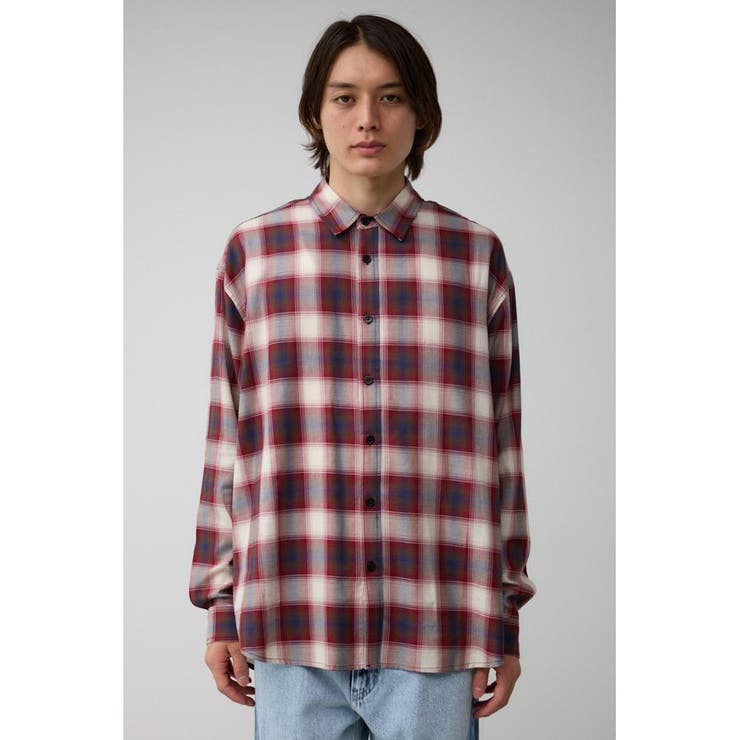 オンブレーチェックシャツ | AZUL BY MOUSSY | 詳細画像15 