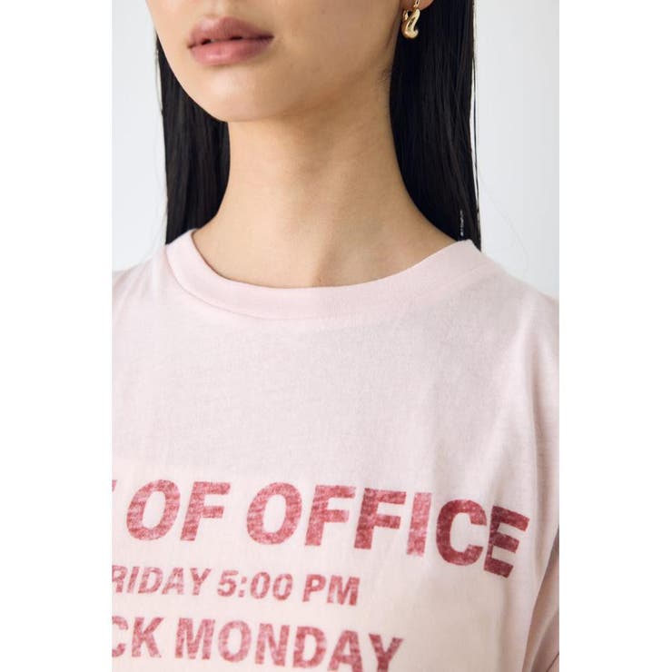 フレンチスリーブロゴプリントT | AZUL BY MOUSSY | 詳細画像19 