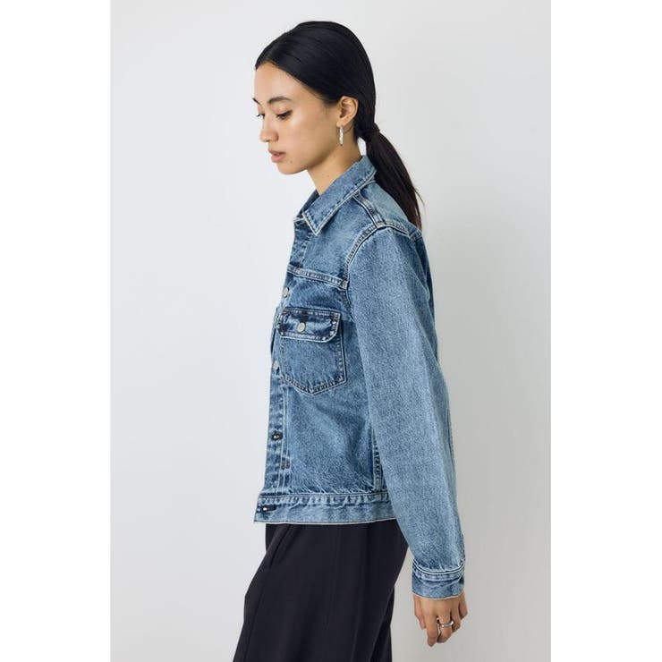 AZUL DENIM タイトフィットデニムジャケット | AZUL BY MOUSSY | 詳細画像14 