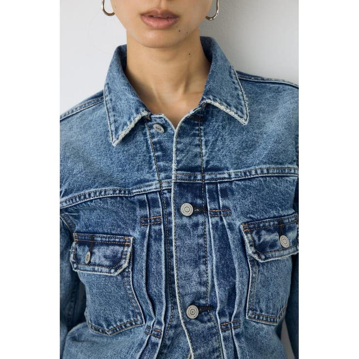 AZUL DENIM タイトフィットデニムジャケット | AZUL BY MOUSSY | 詳細画像17 
