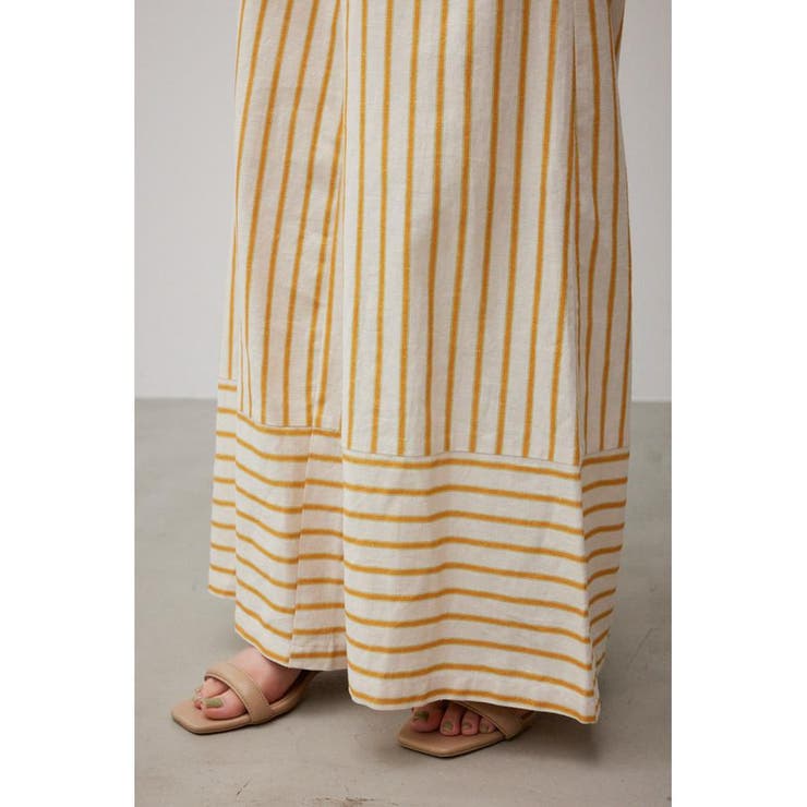 CONTRAST BORDER WIDE PANTS | AZUL BY MOUSSY | 詳細画像10 