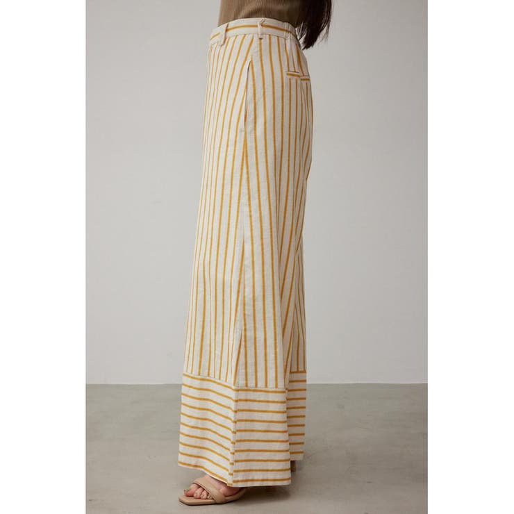 CONTRAST BORDER WIDE PANTS | AZUL BY MOUSSY | 詳細画像6 