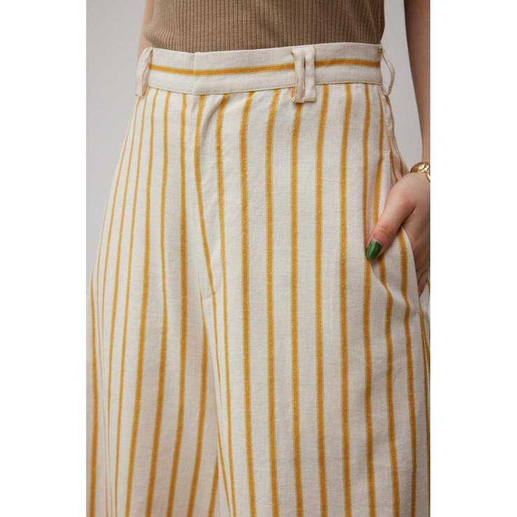CONTRAST BORDER WIDE PANTS | AZUL BY MOUSSY | 詳細画像8 
