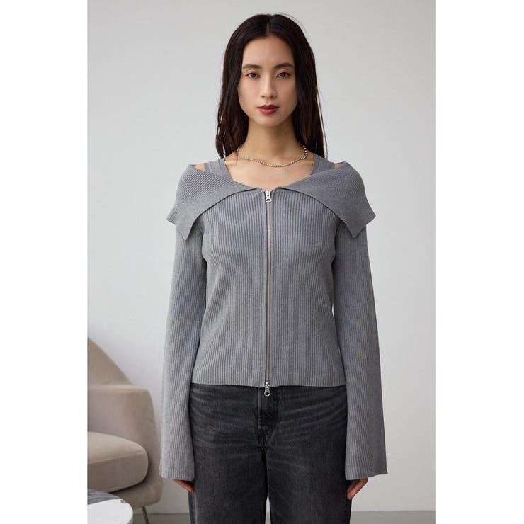 ジップアンサンブルニット | AZUL BY MOUSSY | 詳細画像33 
