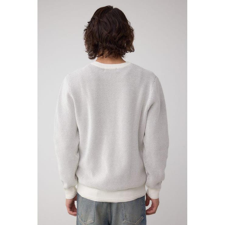 ハニカムクルーネックニット | AZUL BY MOUSSY | 詳細画像7 