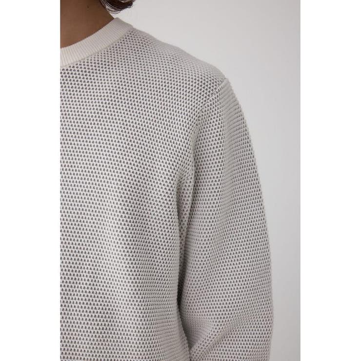 ハニカムクルーネックニット | AZUL BY MOUSSY | 詳細画像9 