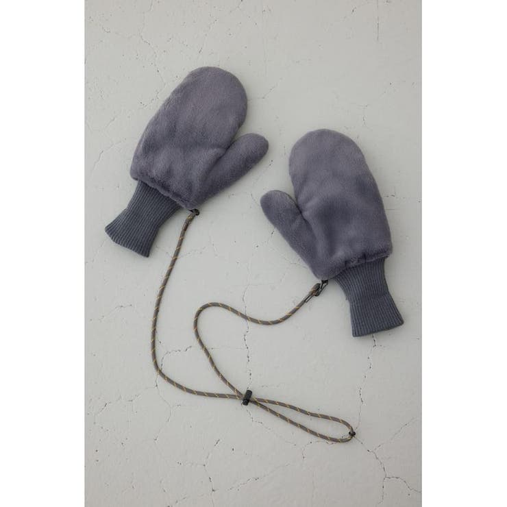 配色ストラップ2WAYフェイクファーミトン | AZUL BY MOUSSY | 詳細画像20 