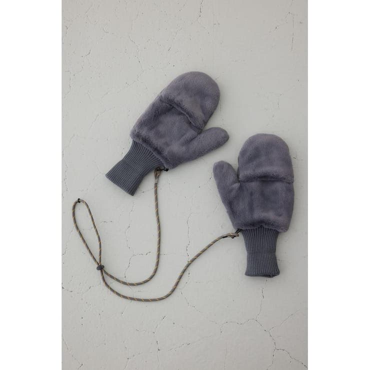 配色ストラップ2WAYフェイクファーミトン | AZUL BY MOUSSY | 詳細画像19 