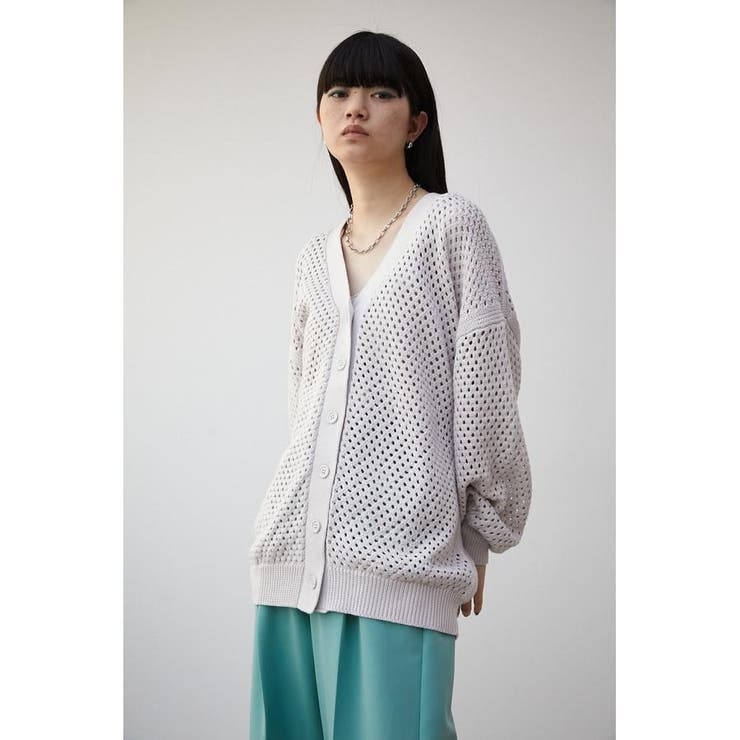 MESH KNIT CARDIGAN[品番：AZLW0020725]｜AZUL BY MOUSSY（アズール