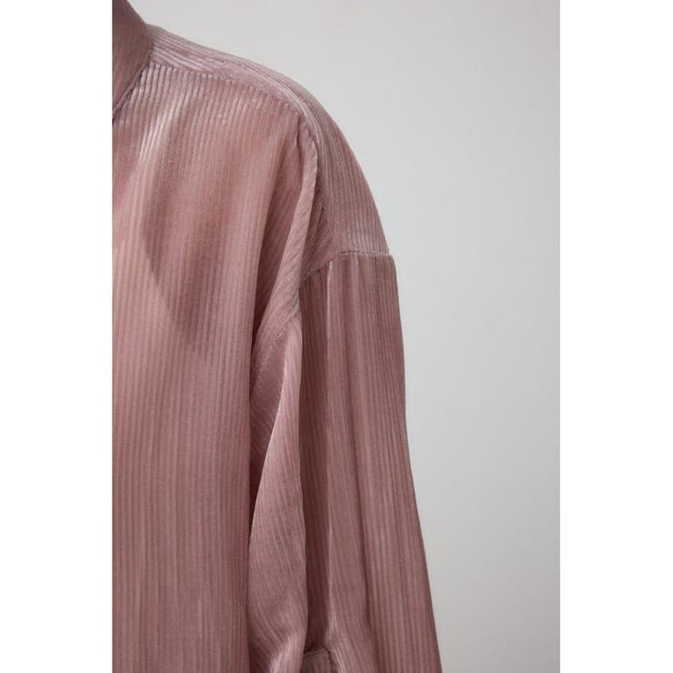 シアーコーデュロイ袖スリットボタンシャツ | AZUL BY MOUSSY | 詳細画像22 