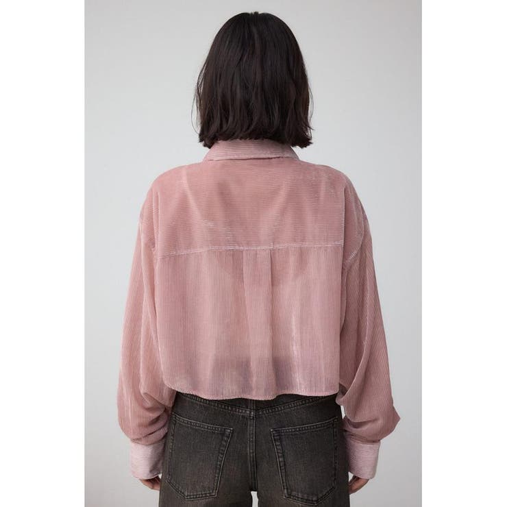 シアーコーデュロイ袖スリットボタンシャツ | AZUL BY MOUSSY | 詳細画像26 