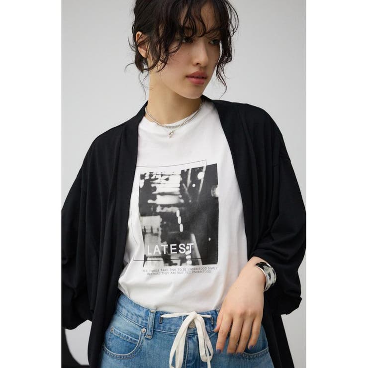 T/Fクリーンクールドルマンカットカーディガン | AZUL BY MOUSSY | 詳細画像1 