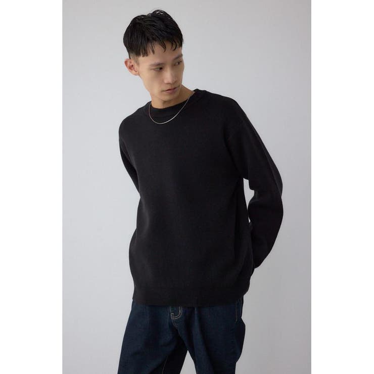 裏シャギーボアニットトップス | AZUL BY MOUSSY | 詳細画像3 