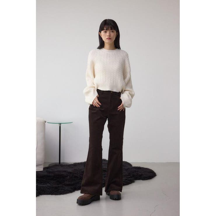 コーデュロイフレアパンツ | AZUL BY MOUSSY | 詳細画像3 