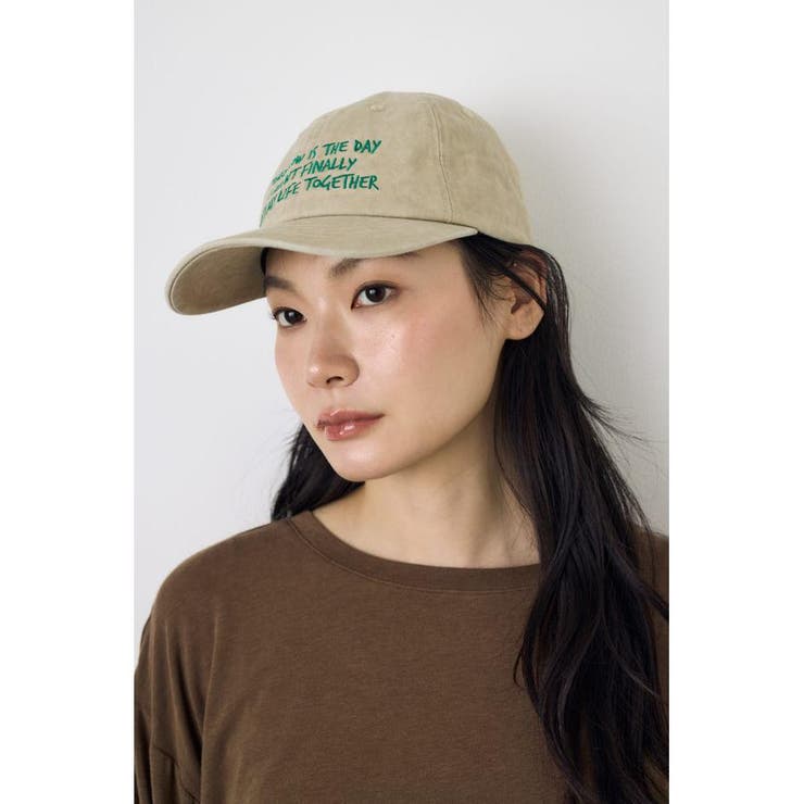 ウォッシュ加工フロントメッセージキャップ | AZUL BY MOUSSY | 詳細画像20 