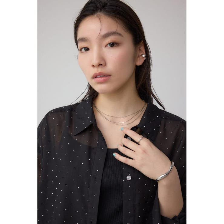 ラインストーンシャツ | AZUL BY MOUSSY | 詳細画像15 