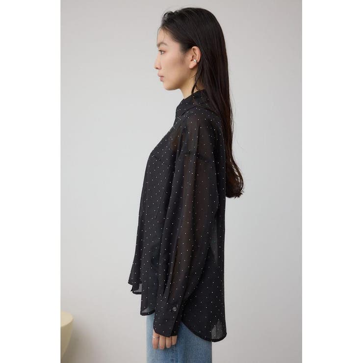 ラインストーンシャツ | AZUL BY MOUSSY | 詳細画像19 