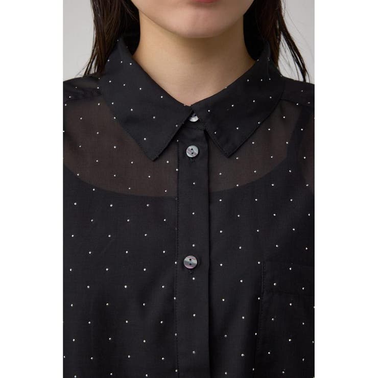 ラインストーンシャツ | AZUL BY MOUSSY | 詳細画像21 