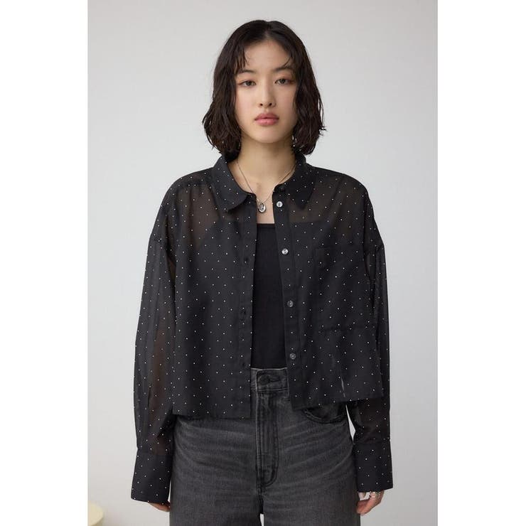 ラインストーンシャツ | AZUL BY MOUSSY | 詳細画像25 