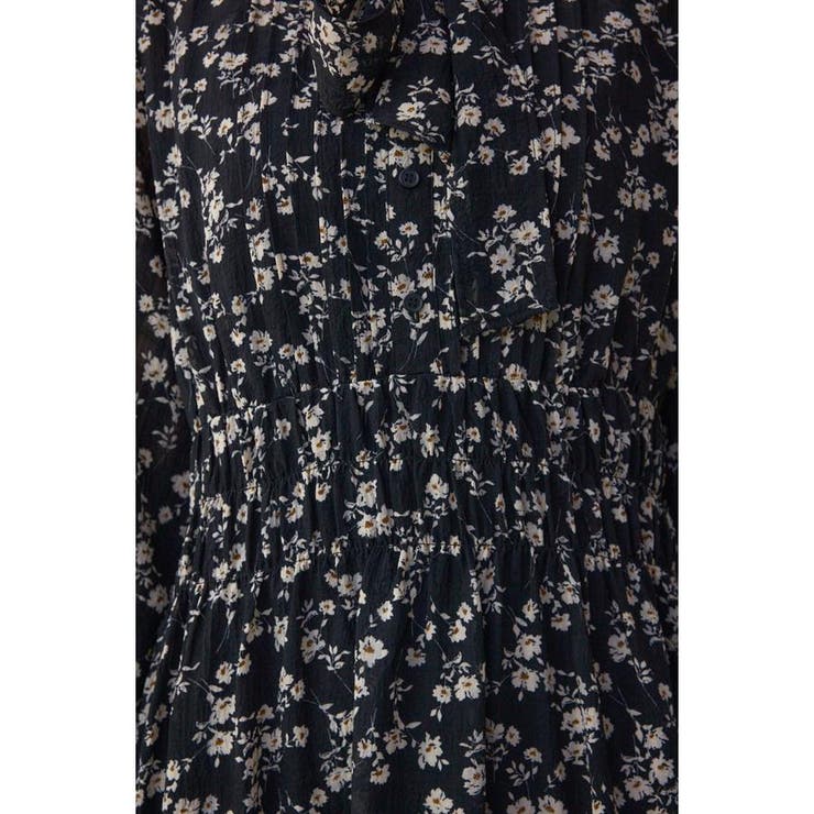 シアーチェックフラワー柄ワンピース | AZUL BY MOUSSY | 詳細画像26 