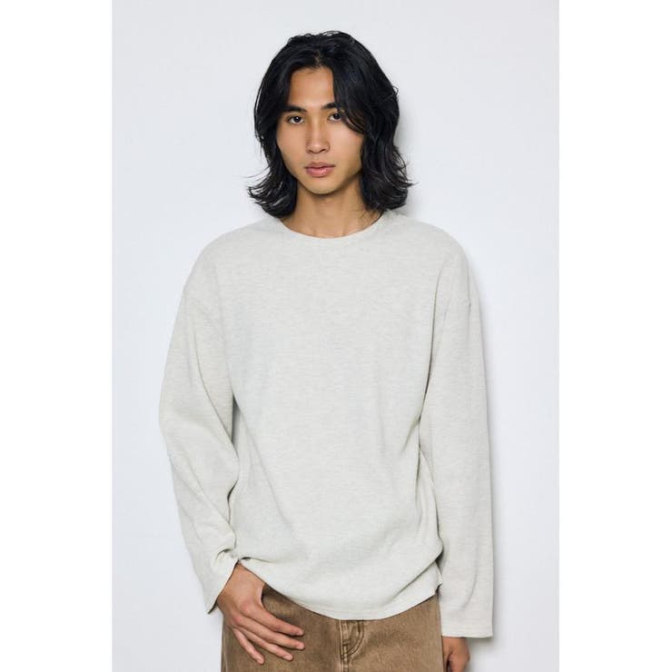 ワッフル長袖トップス | AZUL BY MOUSSY | 詳細画像24 