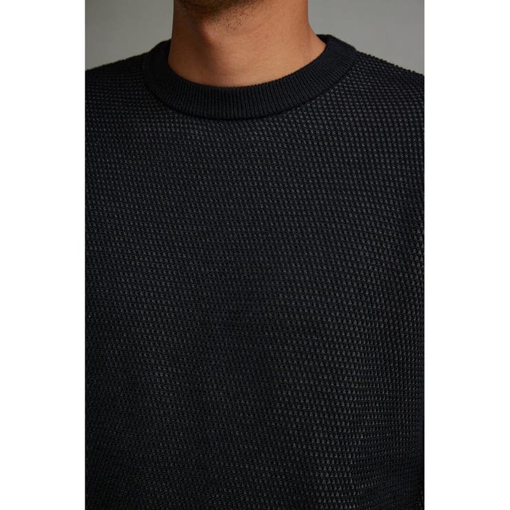 ハニカムベーシッククルーネックニット | AZUL BY MOUSSY | 詳細画像18 