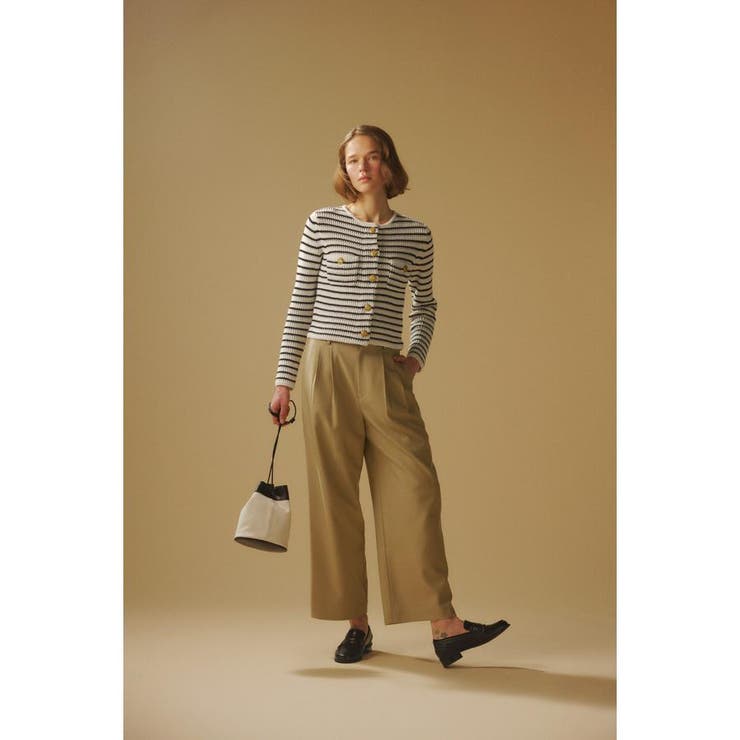 クルーネックツイードライクニットジャケット | AZUL BY MOUSSY | 詳細画像18 