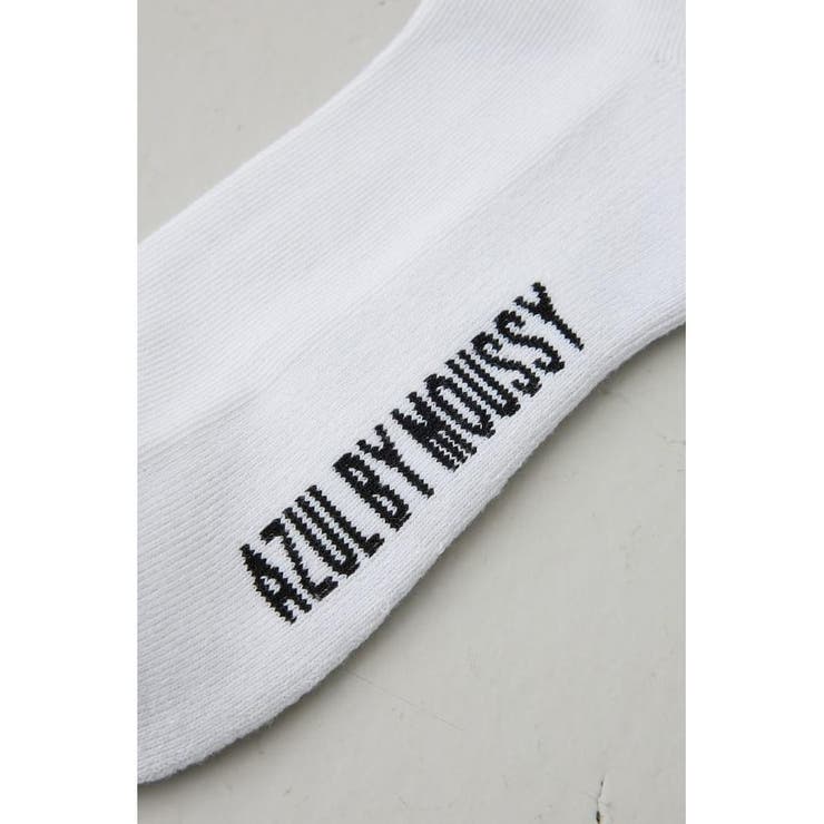 ロゴジャガードミドルソックス | AZUL BY MOUSSY | 詳細画像3 