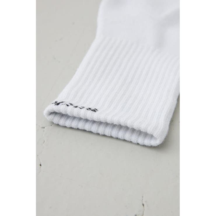 ロゴジャガードミドルソックス | AZUL BY MOUSSY | 詳細画像4 