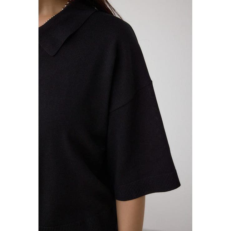 Wジップポロカラーニットカーディガン | AZUL BY MOUSSY | 詳細画像19 