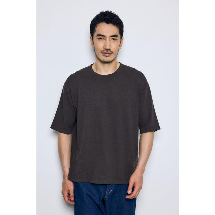 リネンブレンドニットTシャツ | AZUL BY MOUSSY | 詳細画像2 