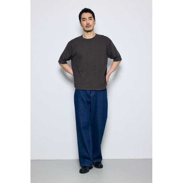 リネンブレンドニットTシャツ | AZUL BY MOUSSY | 詳細画像4 
