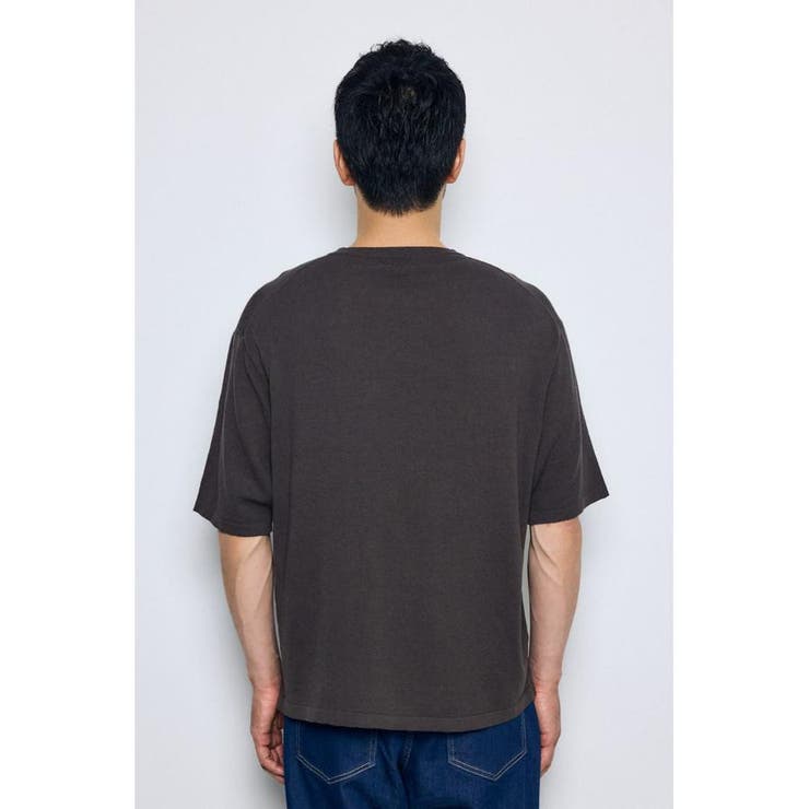 リネンブレンドニットTシャツ | AZUL BY MOUSSY | 詳細画像7 
