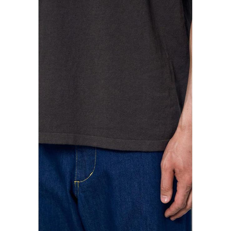 リネンブレンドニットTシャツ | AZUL BY MOUSSY | 詳細画像10 