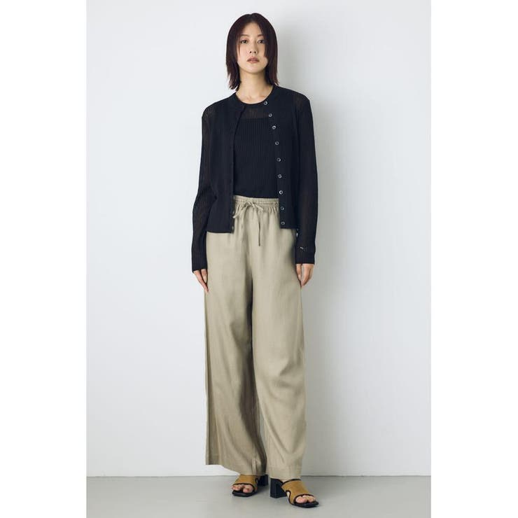 シアーリブ長袖ニットカーディガン | AZUL BY MOUSSY | 詳細画像14 