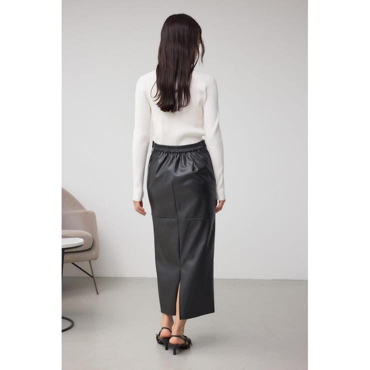 フェイクスエード/フェイクレザータイトスカート | AZUL BY MOUSSY | 詳細画像28 