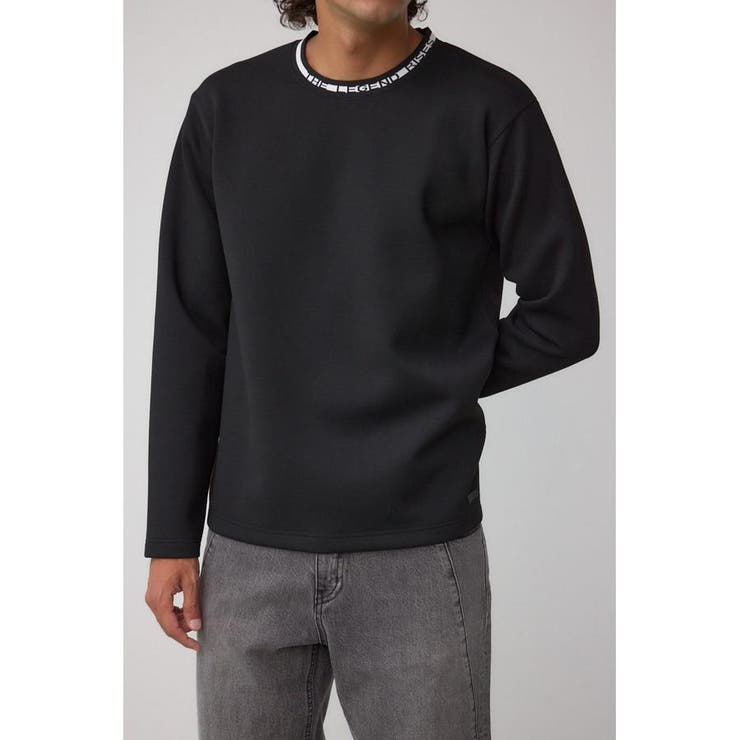 BLK | ネックジャガードトップス | AZUL BY MOUSSY