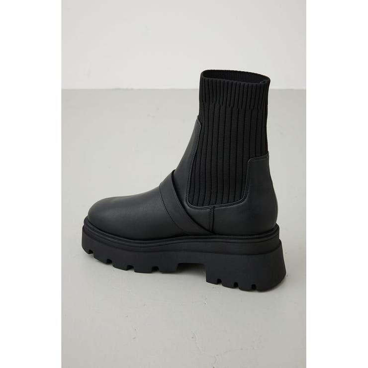 ベルトデザイントラックソールソックスブーツ | AZUL BY MOUSSY | 詳細画像11 