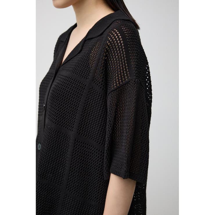 メッシュニット切り替えデザインカーディガン | AZUL BY MOUSSY | 詳細画像19 