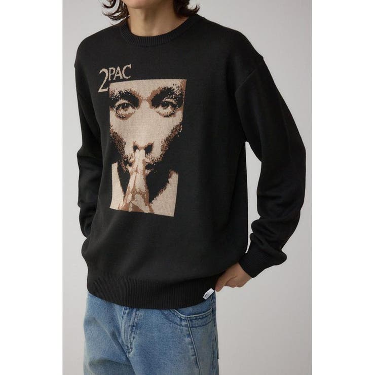 BLK | RAP HIP HOPグラフィックニット | AZUL BY MOUSSY